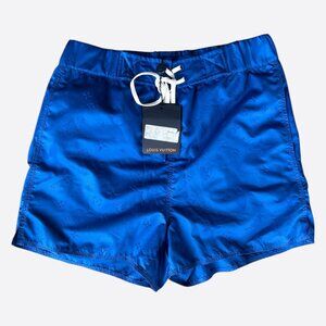 Louis Vuitton Blue Monogram Swim Shorts